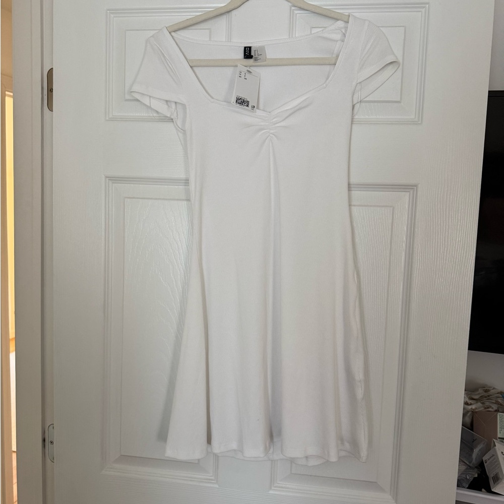 H&M white dress